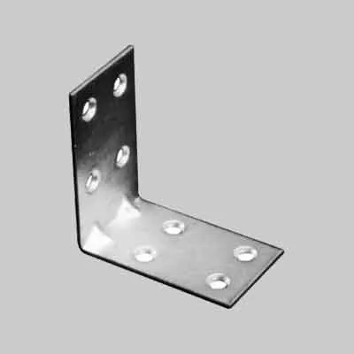 PIASTRINA DI GIUNZIONE AD ANGOLO cm 6x6. Prezzo per Pezzo.