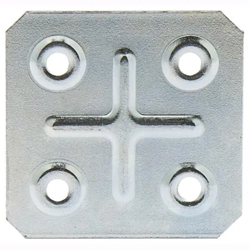 Piastrina Quadra Zincata Cm.4X4 200 Pz