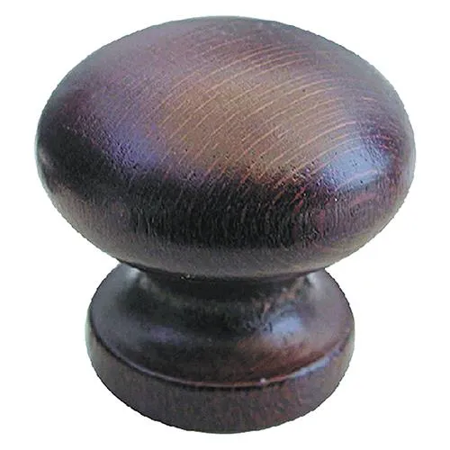 Pomolo Legno Art. 101 Mm 20 Art.101D Noce Chiaro