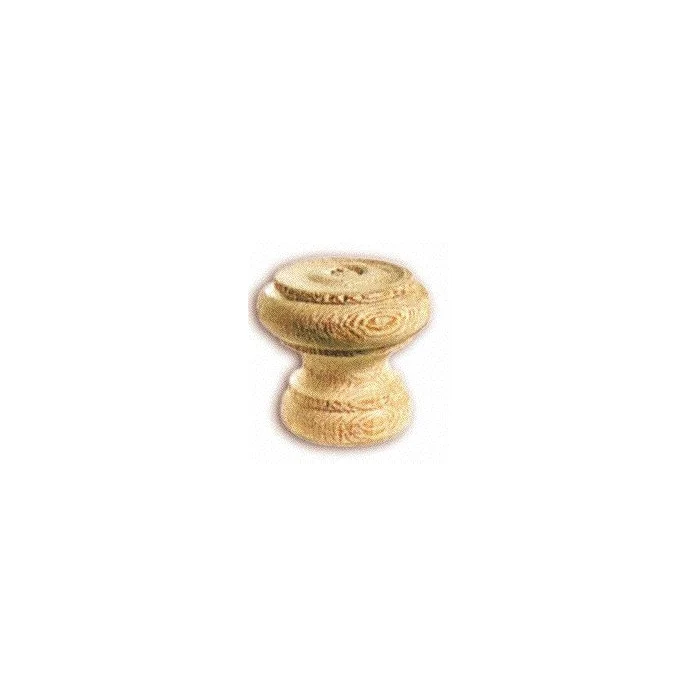 Pomolo Legno di Faggio finitura Grezza misura 32 mm Art.03.2006 4pz