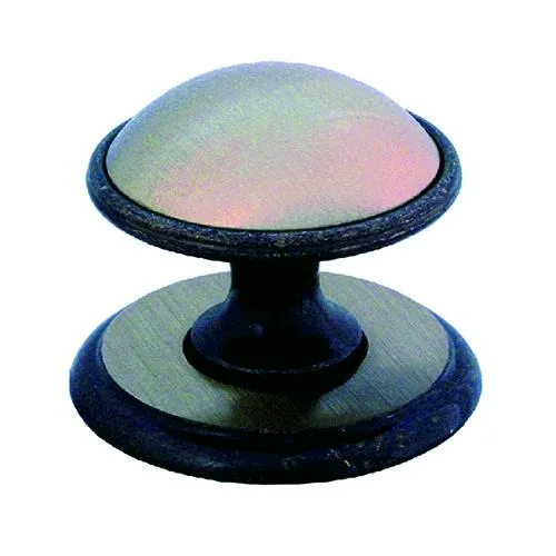Pomolo 'Marte' Mm 75 Ottone, Finitura Bronzo.