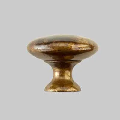 POMOLO PER MOBILI '24226' mm 30 - Ottone antico. Prezzo per Pezzo.