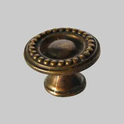 POMOLO PER MOBILI '6015' mm 24 - Patinato antico. Prezzo per Pezzo.