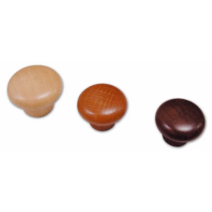 Pomolo per Mobili Legno art. 105/ colore Noce Chiaro misura 34x24 mm 2pz