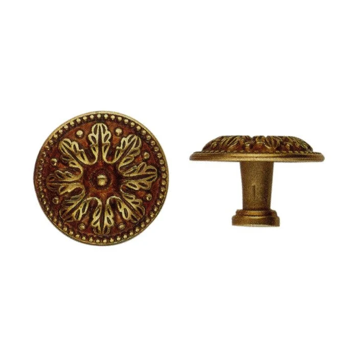 Pomolo per Mobili Oro Patinato Metal Style misura 25 mm