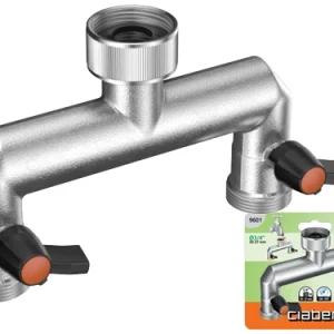 Presa 2 vie regolabile Metal Jet Claber 9601. Prezzo per Pezzo.