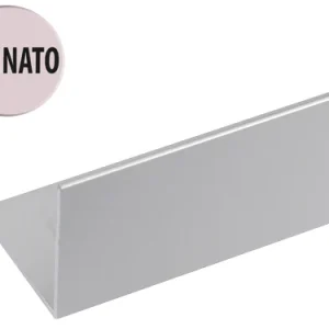 Profili Angolari alluminio satinato. Prezzo per Pezzo.