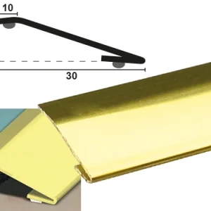Profili ottone Terminali Proterm Scivolo 007A. Prezzo per Pezzo.
