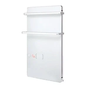 PURLINE ZAFIR V2000T W Riscaldatore Portasciugamani elettrico con pannello di vetro bianco