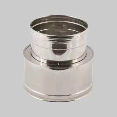 RACCORDO DA DOPPIA MONO PARETE Ø M 80/130 -F 80 mm. Prezzo per Pezzo.