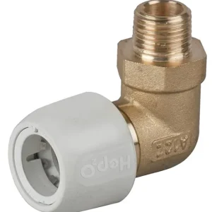 RACCORDO GOMITO M.OTT. 1/2"X15