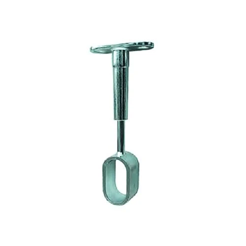 Reggitubo Centrale Per Tubo Ovale Cromato Cf. 50 Pz