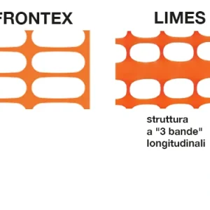 Reti recinzioni cantieri Brixo Limes e Frontex. Prezzo per rotolo.