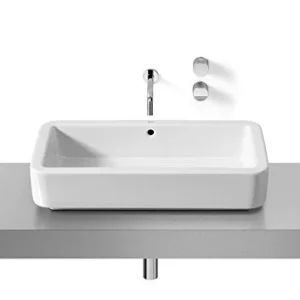 Roca – Unik, Mobile base e immagine) – Serie Kalahari, colore: bianco laccato lucido