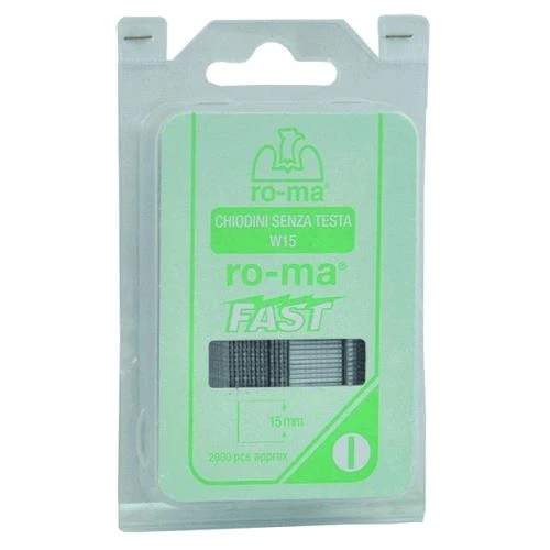 Romeo Maestri Spilli Per Fissatrice Manuale Mod. W15 - 2000 Pz Senza Testa