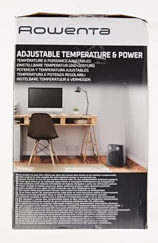 Rowenta SO2210 Compact Power Termoventilatore Potente e Compatto, Riscalda e Raffredda Gli Ambienti, Ottimo per Qualsiasi...