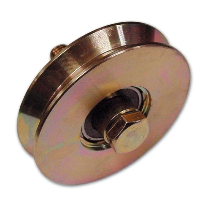 Ruota Gola V ad 1 Cuscinetto per Cancelli Ø 140 mm Spessore 26 mm Fc 300 1 PZ
