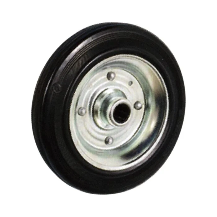 Ruota Gomma Sciolta Ø Ruota 160x40 mm Ø asse 20 mm Portata 180 kg