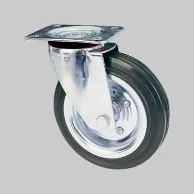 RUOTA INDUSTRIALE GIREVOLE IDEAL STAR mm 80 - portata kg 60. Prezzo per Pezzo.