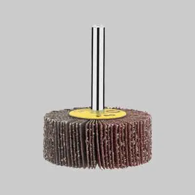 RUOTA LAMELLARE CON GAMBO Ø mm 60x40 - grana 80. Prezzo per Pezzo.