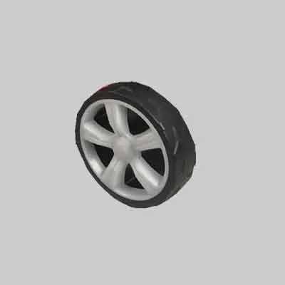 RUOTA POSTERIORE DI RICAMBIO PER RASAERBA SEMOVENTE CARDINALE Ø 253mm. Prezzo per Pezzo.