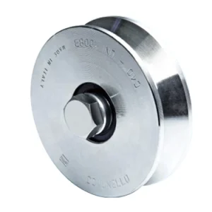 Ruote Comunello per cancelli con bullone 305V. Prezzo per Pezzo.