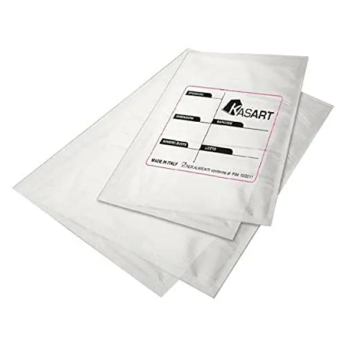 SACCHETTI PRETAGLIATI GOFFRATURA ROMBO 20 x 25 - confezione 100 pezzi