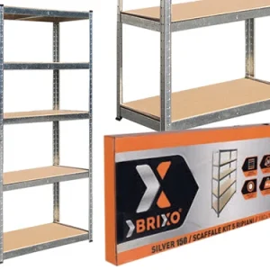 Scaffali Kit 5 piani Brixo Silver 175. Prezzo per Pezzo.