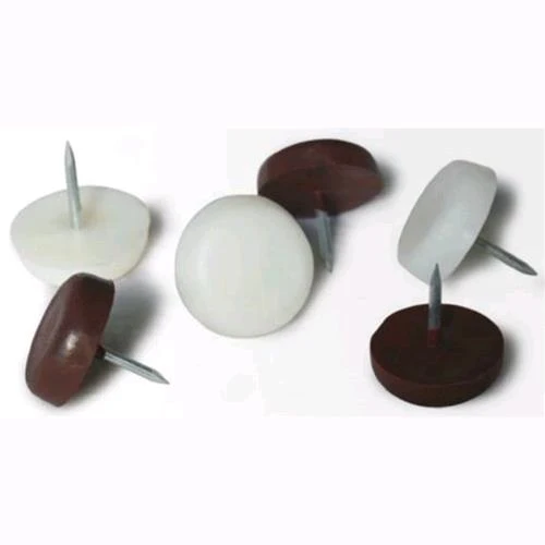 SCIVOLI PVC con CHIODO Ø15 mm BIANCO MAURER Conf. 25 da 8 pz