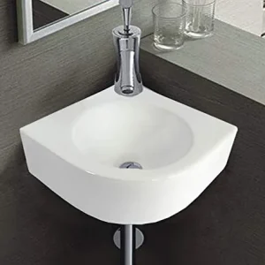 1 lavabo ceramica piccolo rettangolare da parete ceramica 41 x 21,5 cm. Sconosciuto