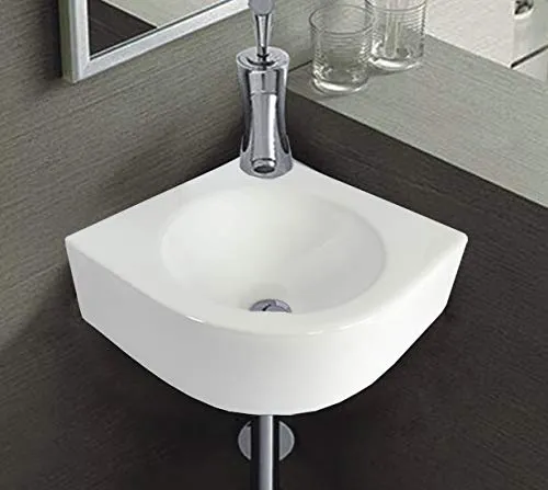 1 lavabo ceramica piccolo rettangolare da parete ceramica 41 x 21,5 cm. Sconosciuto