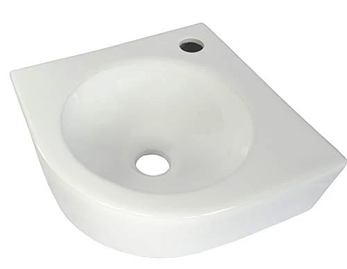 1 lavabo ceramica piccolo rettangolare da parete ceramica 41 x 21,5 cm. Sconosciuto