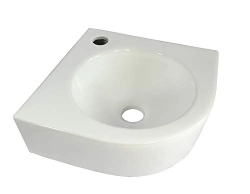 1 lavabo ceramica piccolo rettangolare da parete ceramica 41 x 21,5 cm. Sconosciuto
