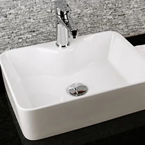 1 lavabo ceramica rettangolare 48 x 37 cm. Sconosciuto