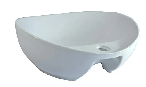 warenplus2014 - Lavabo ceramica piccolo quadrato, bianco, montaggio parete, 40,5 x 21 x 10 cm Sconosciuto