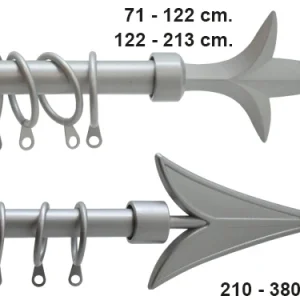 Scorritenda Brixo Etruria Silver Lancia. Prezzo per Pezzo.
