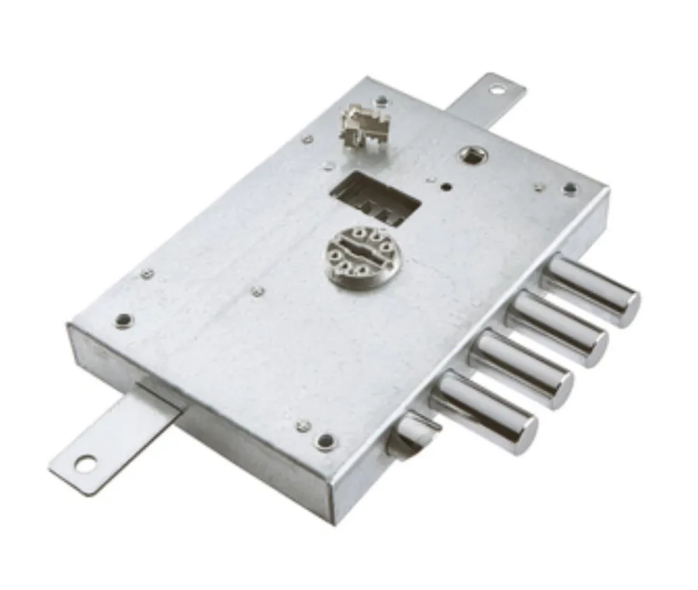Serratura Atra Dierre D.M. chiusura triplice da applicare con scrocco e 4 catenacci Entrata 60 mm Mano Destra Art. 6111.1....