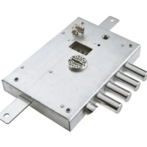 Serratura Atra Dierre D.M. chiusura triplice da applicare con scrocco e 4 catenacci Entrata 60 mm mano Sinistra Art. 6112-...