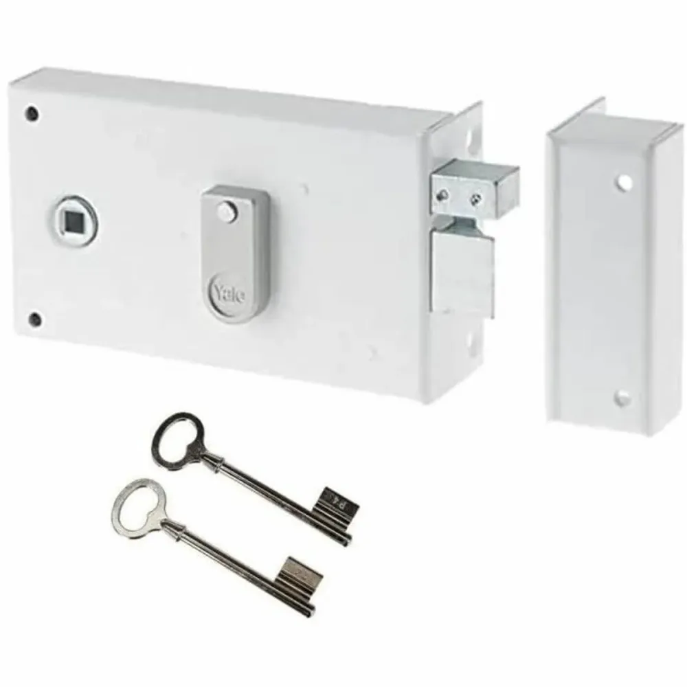 Serratura Yale YAH37D 19,5 x 7 x 14 cm Bianco Acciaio Porte