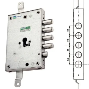 Serrature Mottura porte blindate 85571. Prezzo per Pezzo.