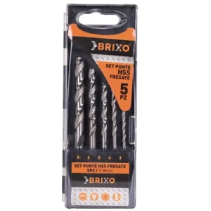 Set punte Brixo HSS fresate 5 Pz. Prezzo per Pezzo.