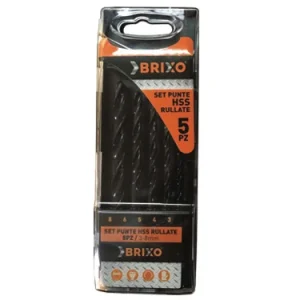 Set punte Brixo HSS rullate 5 Pz. Prezzo per Pezzo.