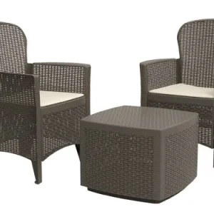 Set rattan TREE tavolo e poltrone. Prezzo per Pezzo.