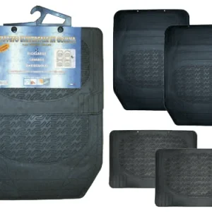 Set Tappeti Auto universali Gomma Eco. Prezzo per Confezione.