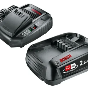 Starter kit batteria e caricabatteria Bosch. Prezzo per Pezzo.
