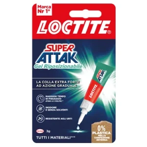 Super Attak LOCTITE Gel Riposizionabile 3gr. Prezzo per Pezzo.