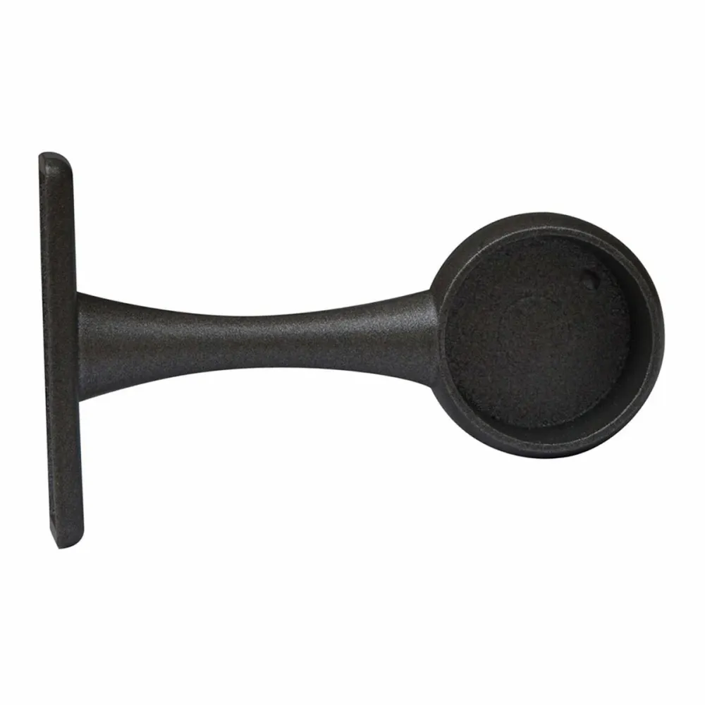 Supporto per asta dell'armadio Stor Planet Nero Ø 1,9 cm Raso (2 Unità)