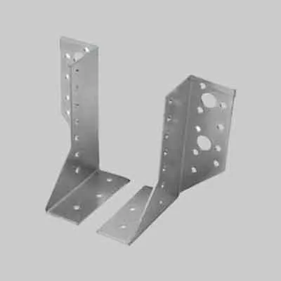SUPPORTO PER TRAVI UNIVERSALE TIPO APERTO mm 120. Prezzo per Coppia.
