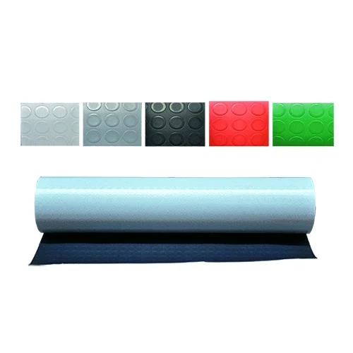 Tappeto Bollato Bolle Pvc, Spessore Mm 1.3 - Mt. 1 X 25 Grigio Cf. 1 Rotolo