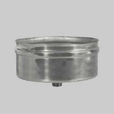 TAPPO SCARICO CONDENSA ACCIAIO Ø 150 mm. Prezzo per Pezzo.